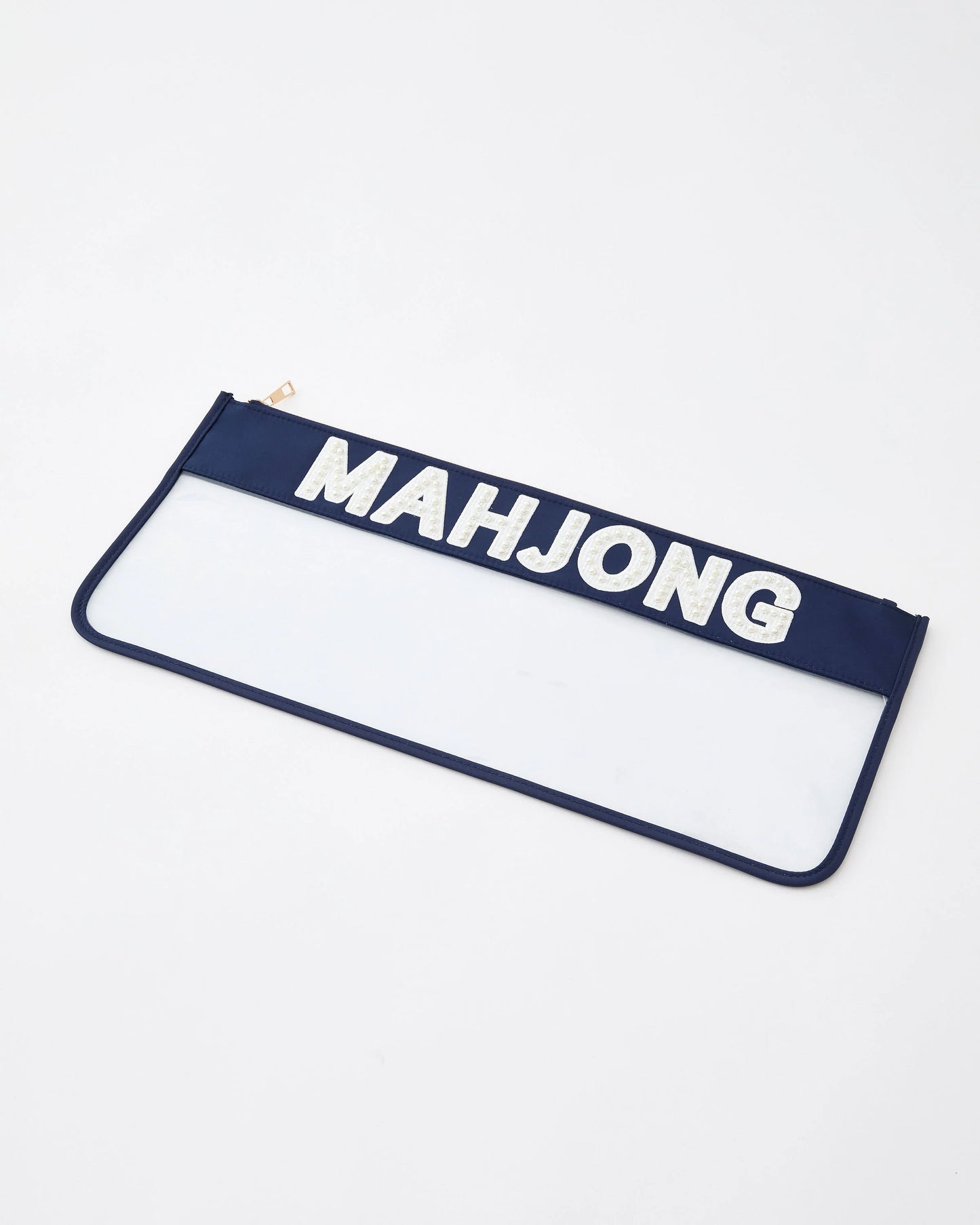 Navy Pearl Mahjong Bag