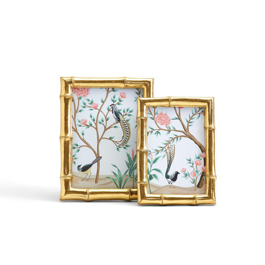 4x6 Gold Bamboo Photo Frame