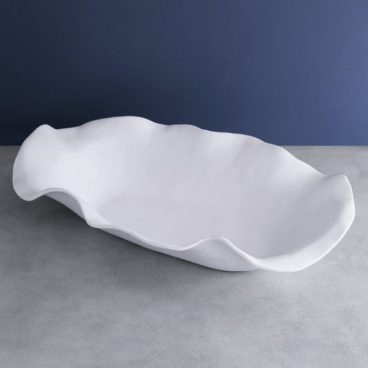 VIDA Nube Extra Large Oval Centerpiece |White|