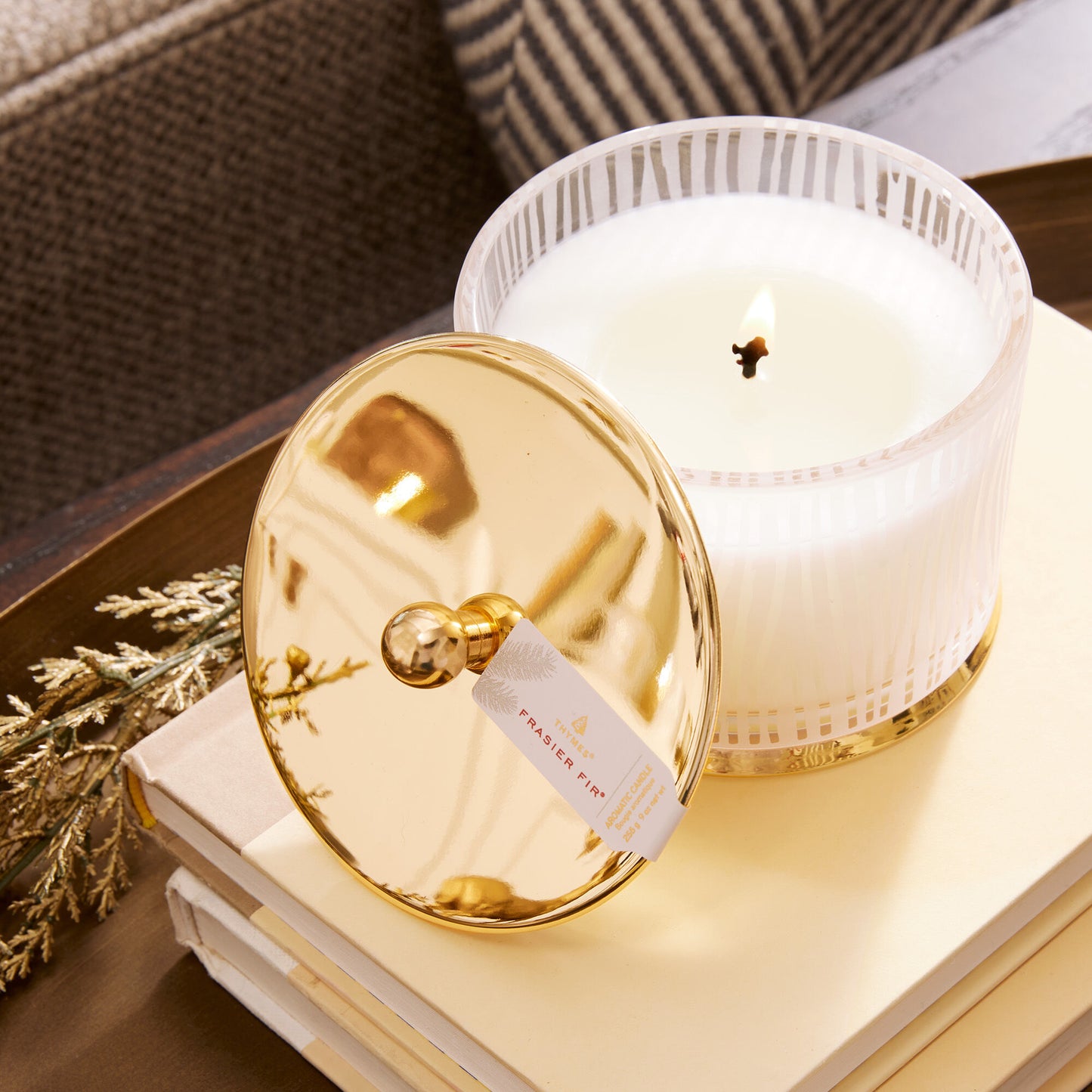 Frasier Fir Gilded Candle