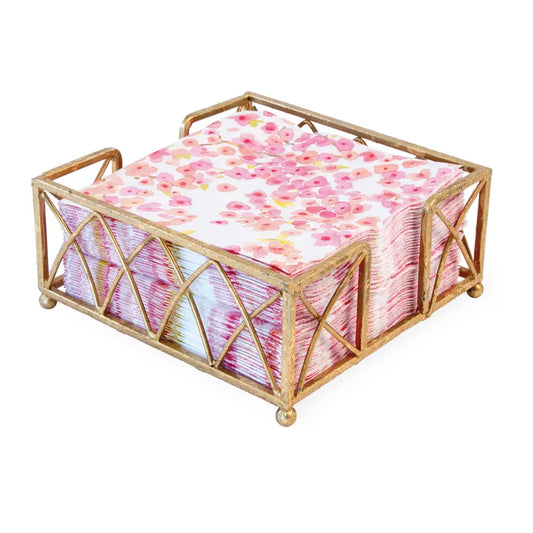 Gold Leaf Napkin Holder