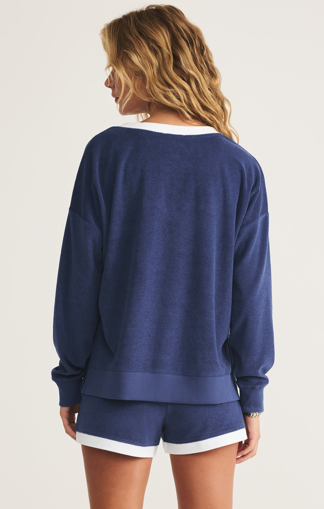 Marx V-Neck Terry Sweatshirt