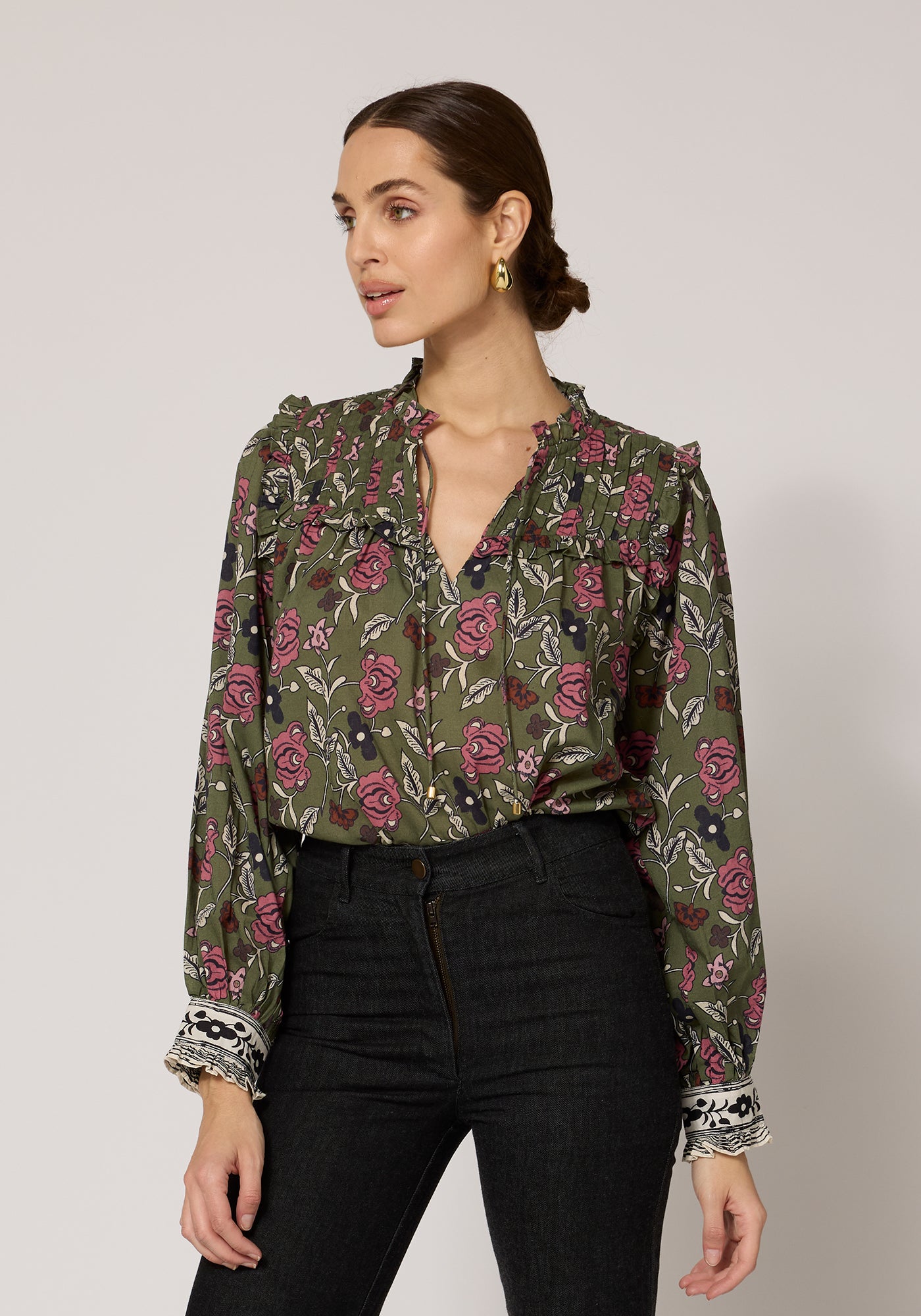 Leni Blouse |Fiore Print|