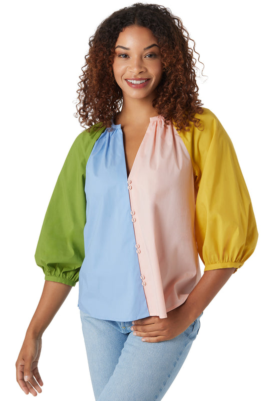 Rives Top |Spring Plaid|