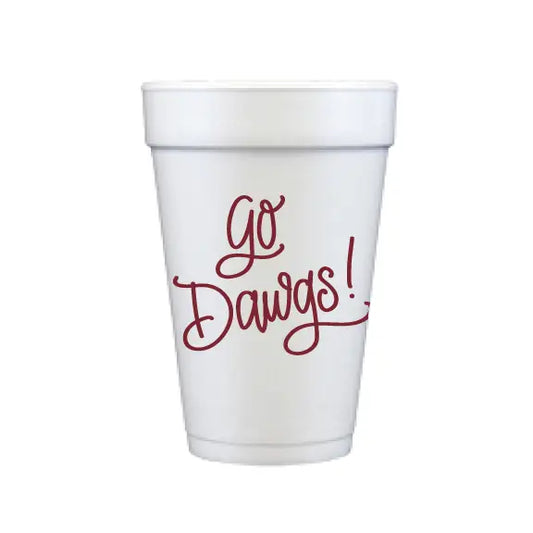 Go Dawgs |Foam Cups|