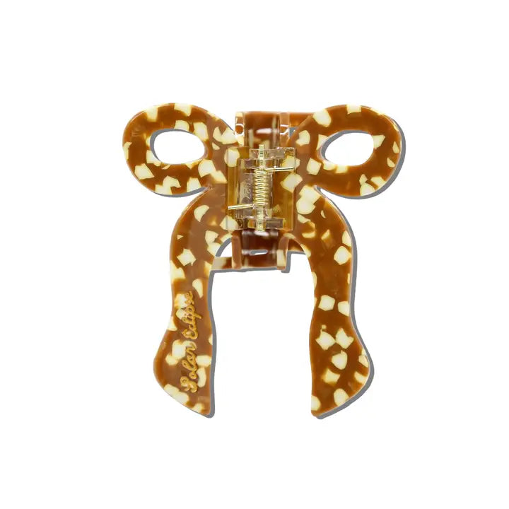 Fawn Bow Print Clip