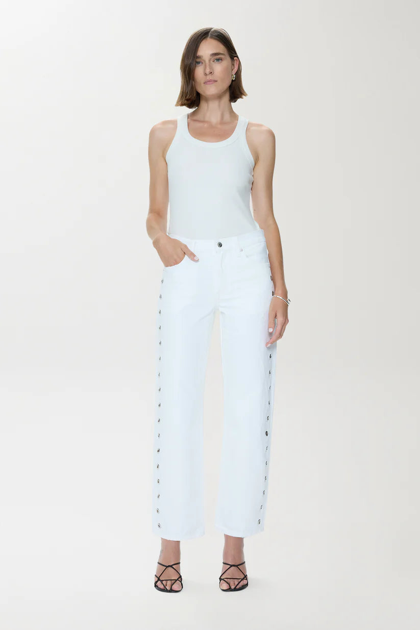 Lexi Mid Rise |Vivid White|
