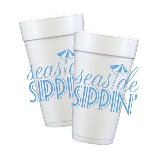 Seaside Styrofoam Cup