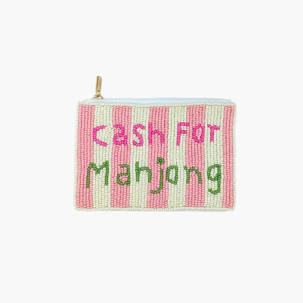 Mahj Beaded Coin Purse