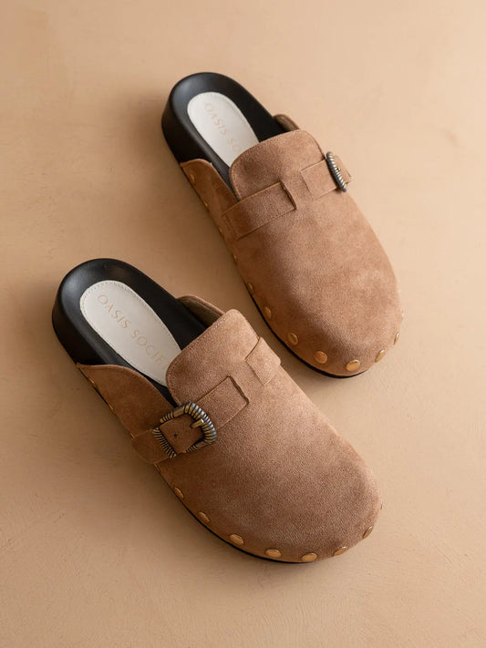 Toni Studded Clog |Latte|