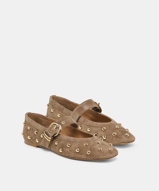 Mikel Stud Flat Olive