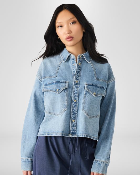 Rafi Button Front Top