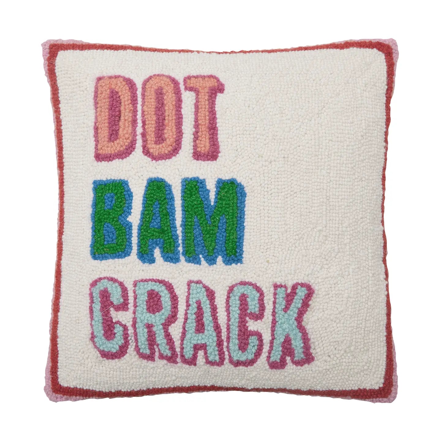 Dot Bam Crack Pillow