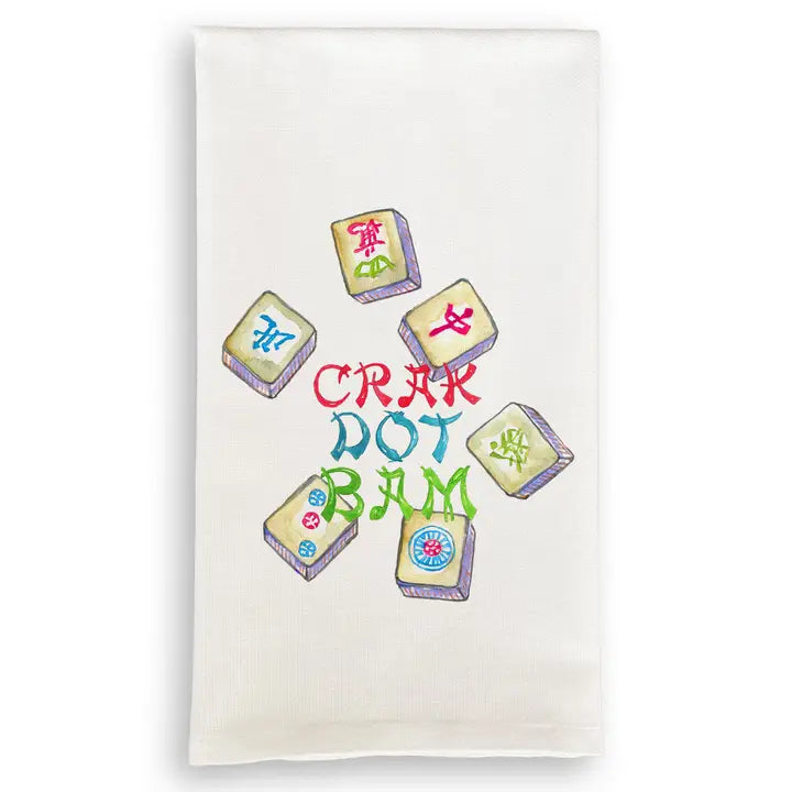 Crack Dot Bam Dishtowel