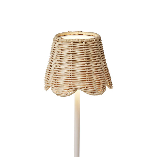 Rattan Scallop Lamp Shade