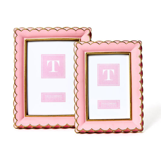 Pink Scalloped Frame |5x7|