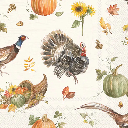 Cocktail Napkin |Happy Harvest|