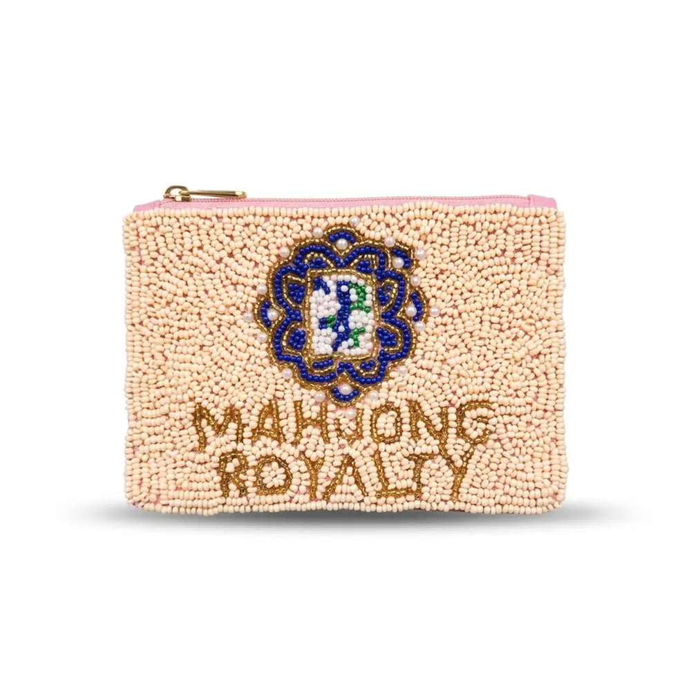 Mahj Beaded Coin Purse