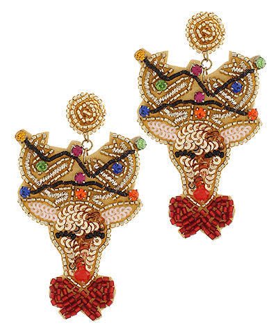 Christmas Beaded Earring