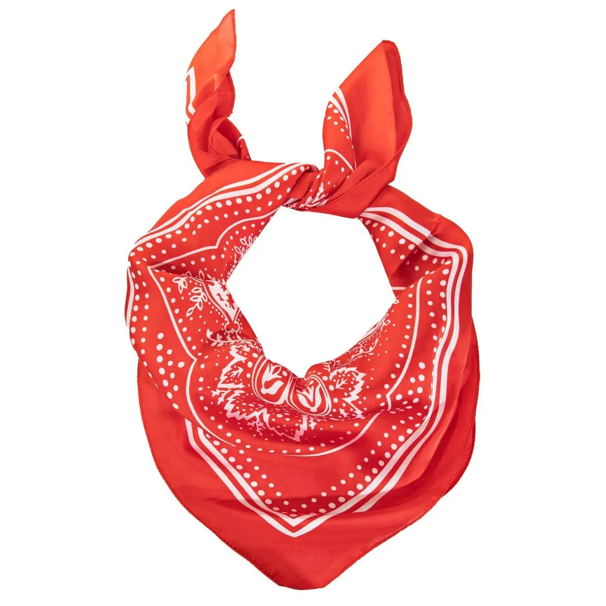 Silk Bandana Print Scarf