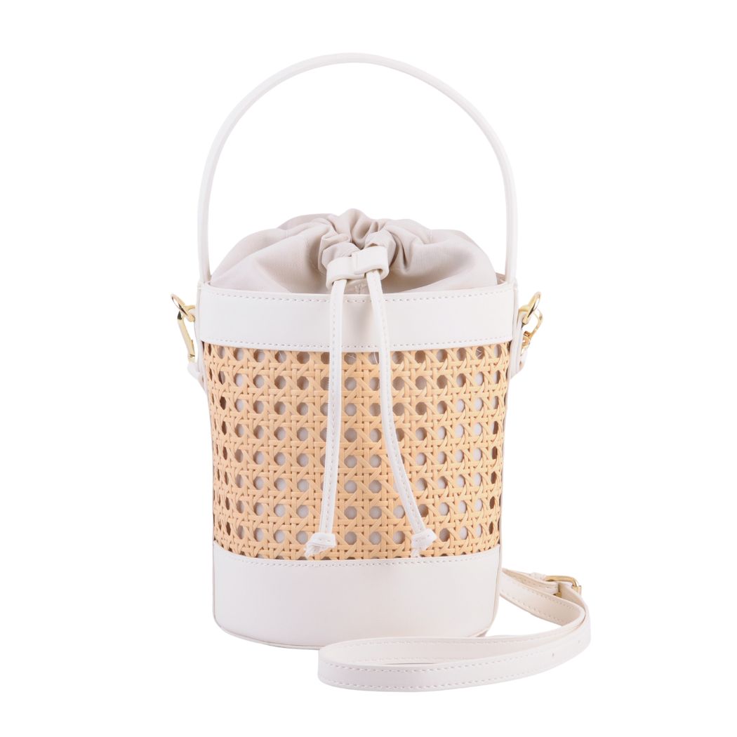 Lilah Cane Bucket Bag