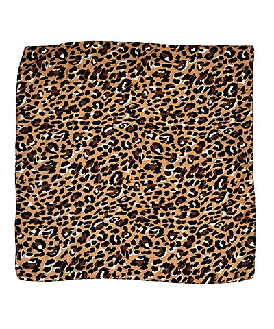 Silky Leopard Scarf