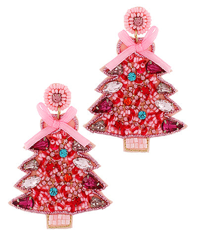 Christmas Beaded Earring