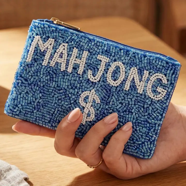 Mahj Beaded Coin Purse