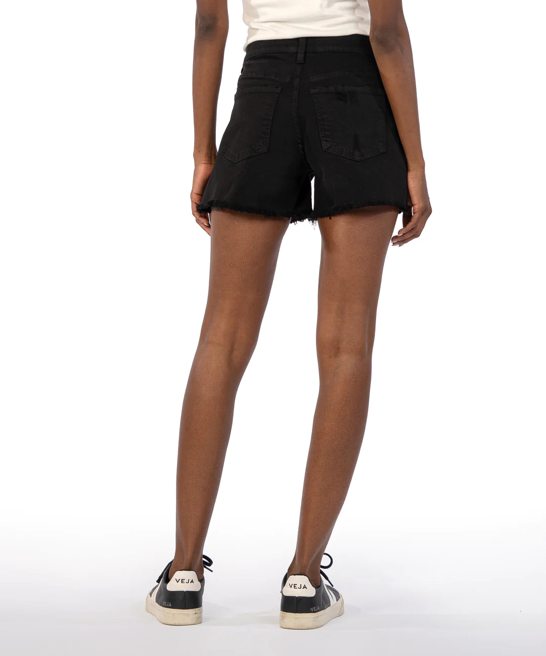 Jane High Rise Long Short |Black|