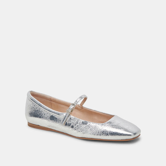 Reyes Ballet Flat |Silver|