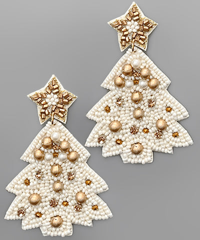 Christmas Beaded Earring