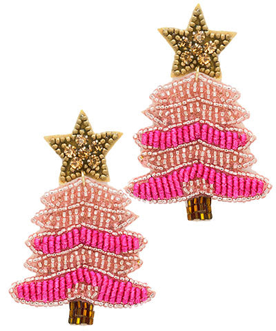 Christmas Beaded Earring