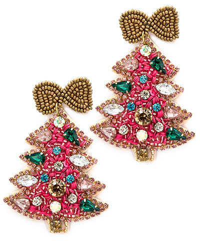 Christmas Beaded Earring