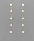 Pearl Chain Drop Earring