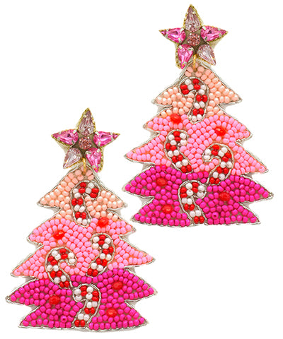 Christmas Beaded Earring