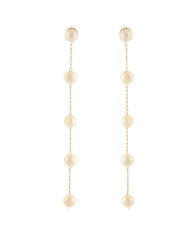 Pearl Station Drop Earring