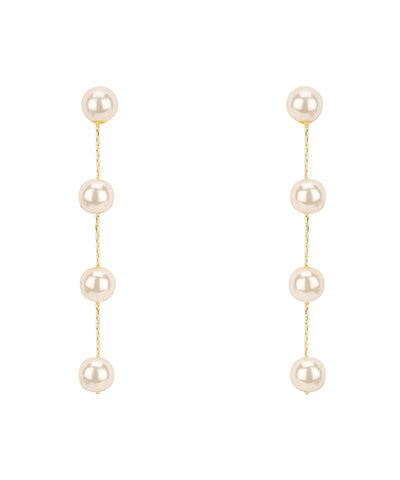 Pearl Chain Drop Earring