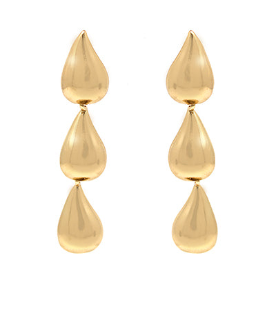 Linear GLD Drop Earring