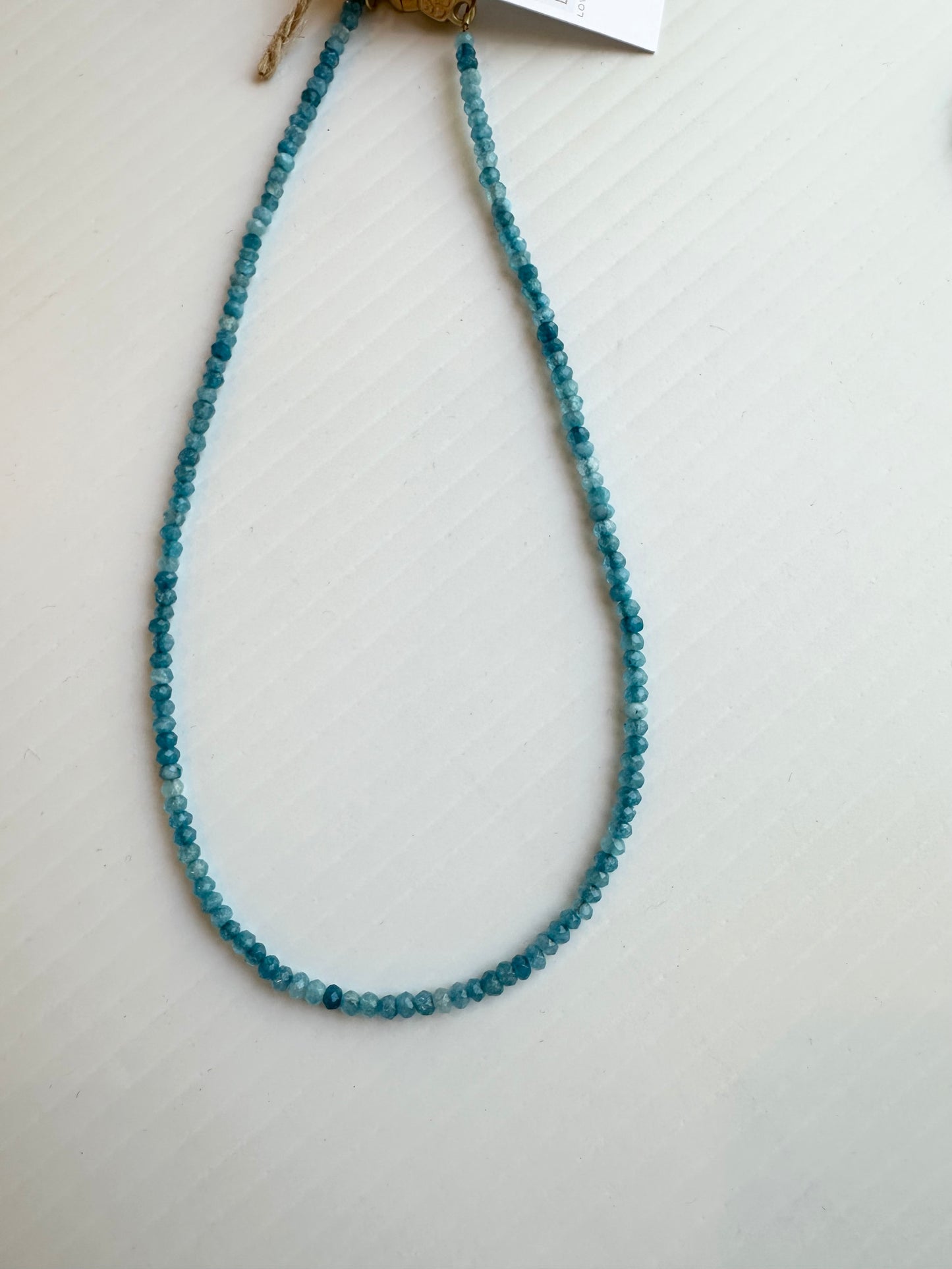 Mini Beaded Gemstone Necklace