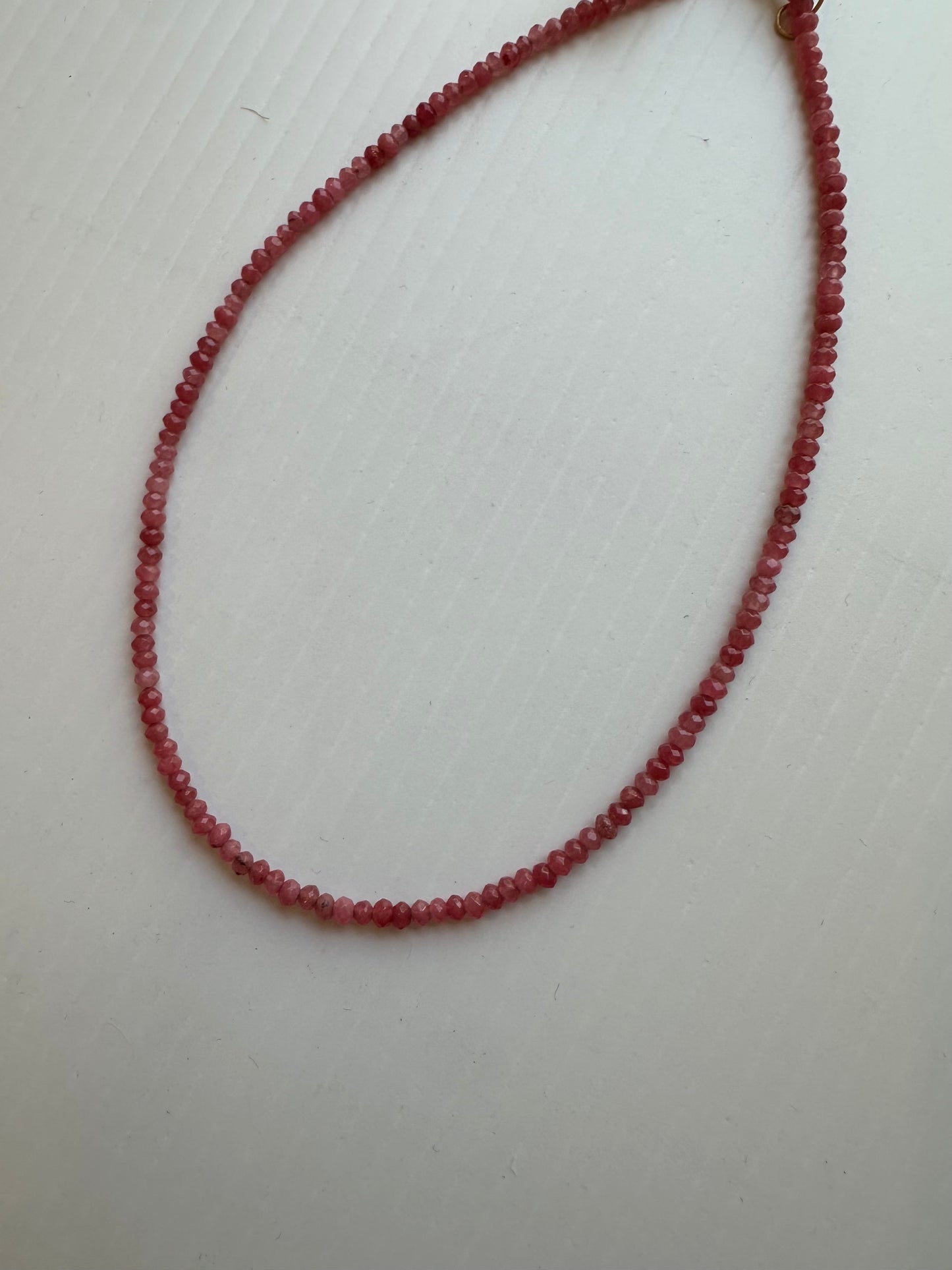 Mini Beaded Gemstone Necklace