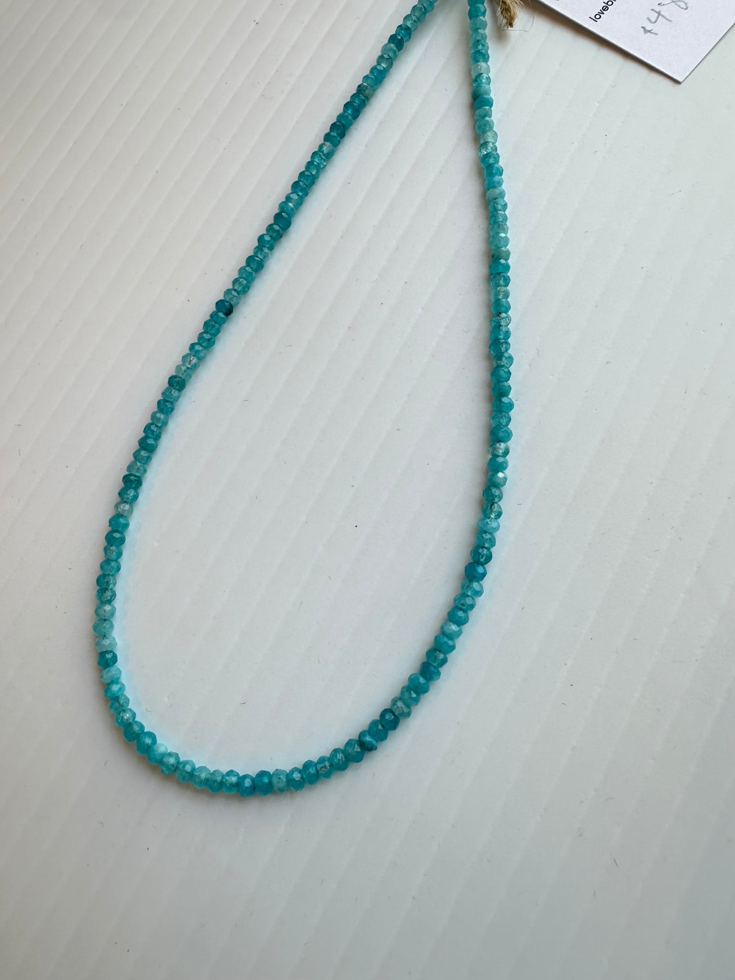 Mini Beaded Gemstone Necklace