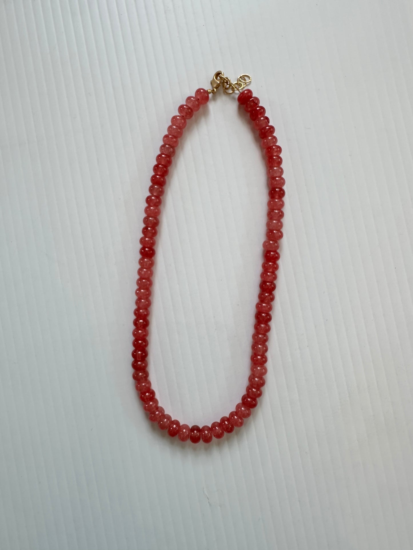 Beaded Gemstone Necklace