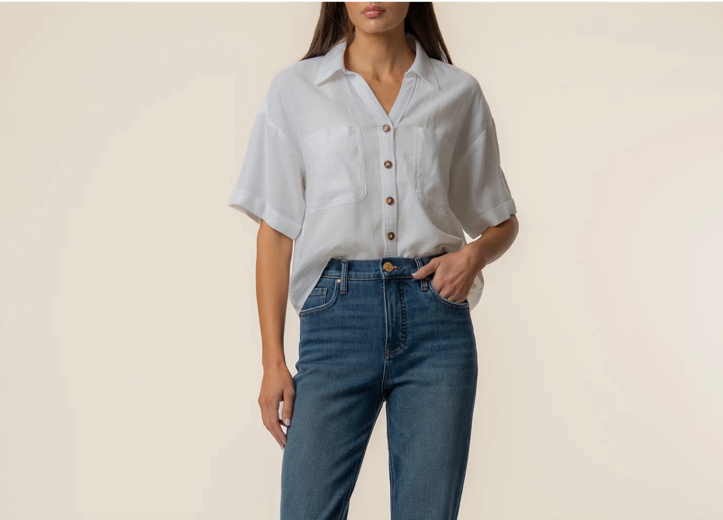 Briana Linen Top