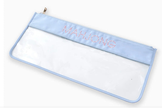 Light Blue Bamboo Tile Bag