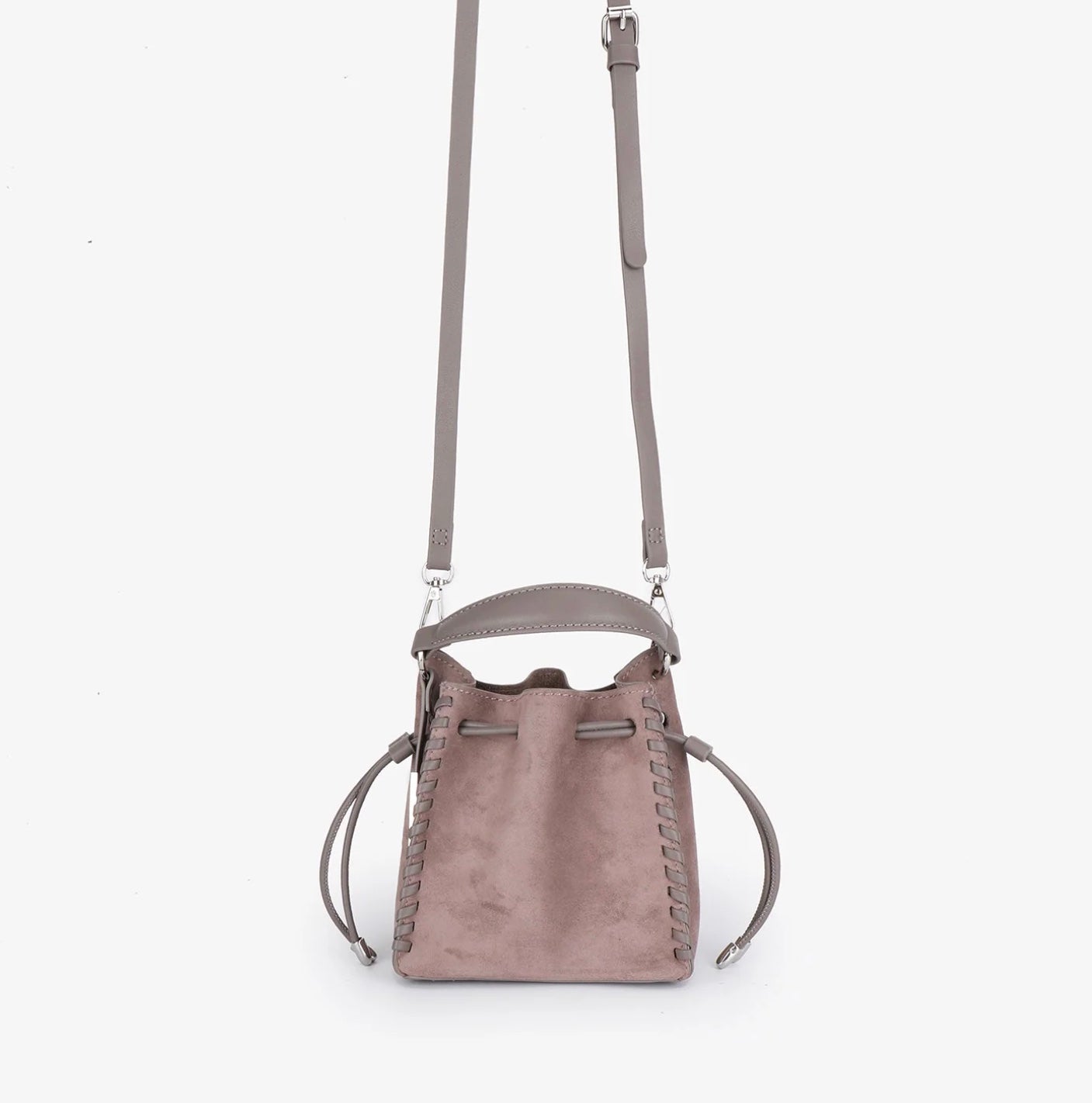Fallon Mini Suede Bucket Bag