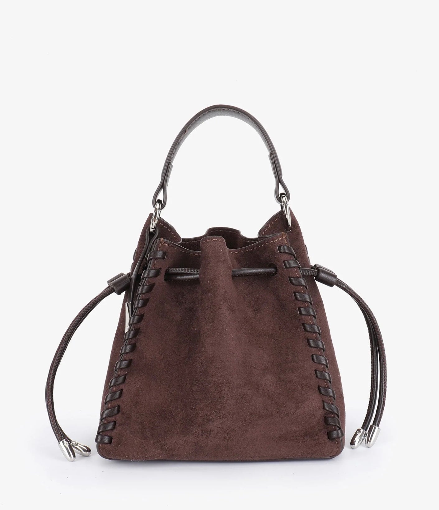 Fallon Mini Suede Bucket Bag