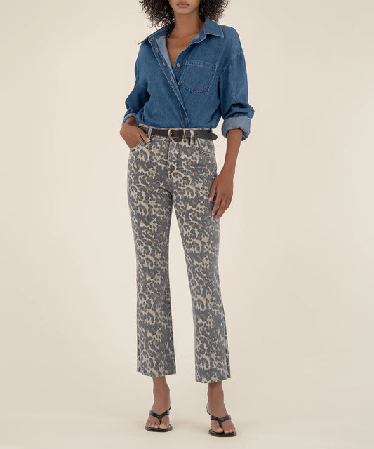 Kelsey Ankle Flare |Leopard|