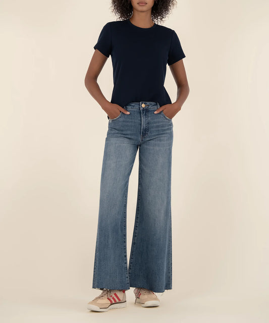 Ryan High Rise Super Wide Leg |Believe Wash|