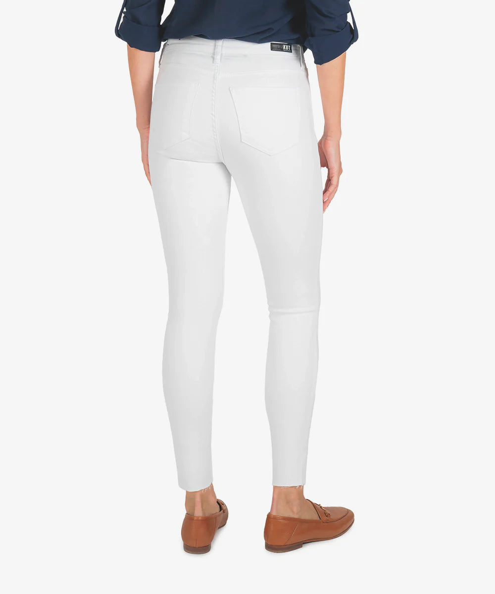 Connie High Rise Skinny |Optic White|