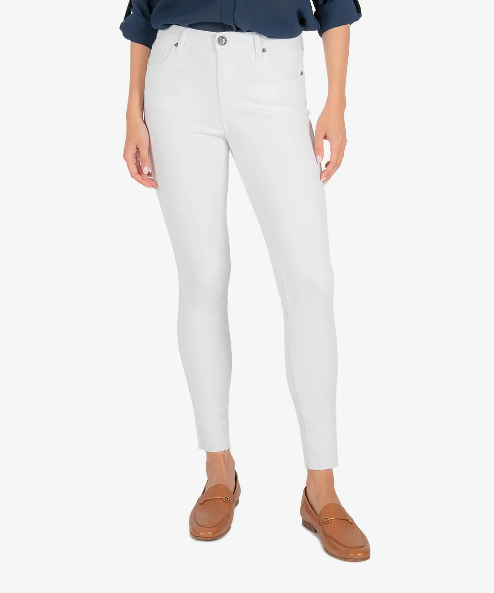 Connie High Rise Skinny |Optic White|